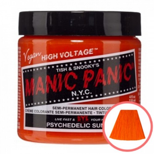 MANIC PANIC HIGH VOLTAGE CLASSIC CREAM FORMULAR HAIR COLOR (27 PSYCHEDELIC SUNSET)